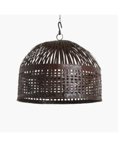 raw pendant light TBA Iron basket lamp