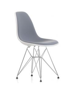 furnfurn silla de comedor fibra de vidrio tapizado | Eames réplica DS-rod