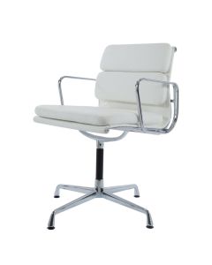 Miller conference chair EA208 leather white