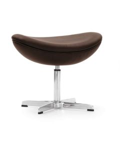 furnfurn footstool Leather | Arne Jacobsen replica Egg chair