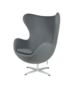 furnfurn lænestol cashmere | Arne Jacobsen replika Egg stol
