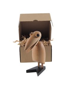 furnfurn Bambola di legno | Furnfurn Uccello clip naturale