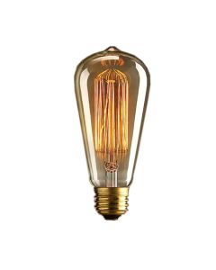 furnfurn Glühbirne 135mm | Edison Retro Glass Filament Transparent