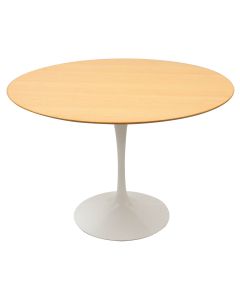 furnfurn spisebord 120cm | Eero Saarinen replika Tulip tabel Top Eg Base hvid