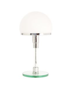 furnfurn lâmpada de mesa | Wagenfeld réplica WG24 branco