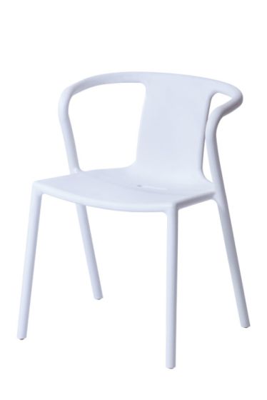 furnfurn taras krzesło | stackable Talent 4 biały