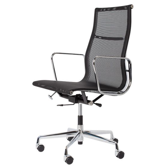 furnfurn krzesło biurowe siatkowy splot | Eames replika EA119