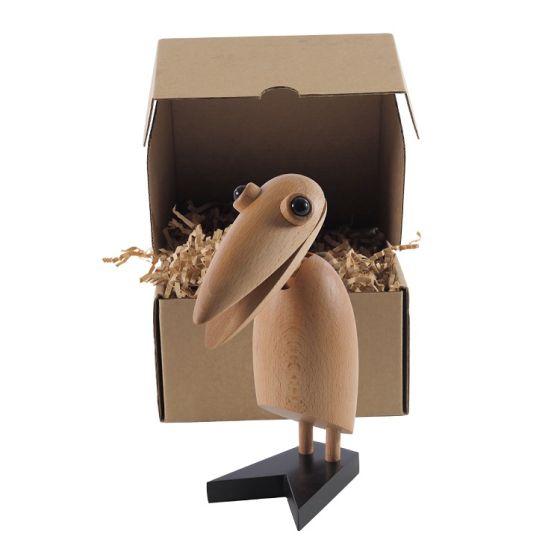 furnfurn Bambola di legno | Furnfurn Uccello clip naturale