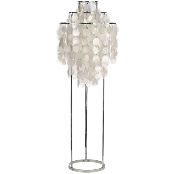 furnfurn gulvlampe | Panton replika Shell style lamp perle
