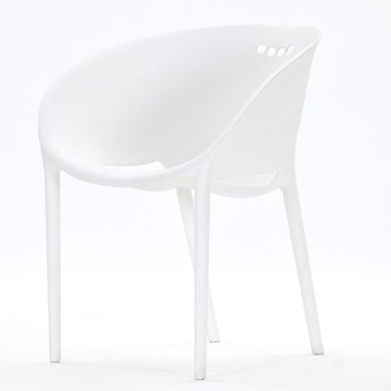 furnfurn taras krzesło | Talent Group Soho Krzesło biały