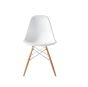 furnfurn eetkamerstoel Glasvezel | Eames replica DS-wood wit