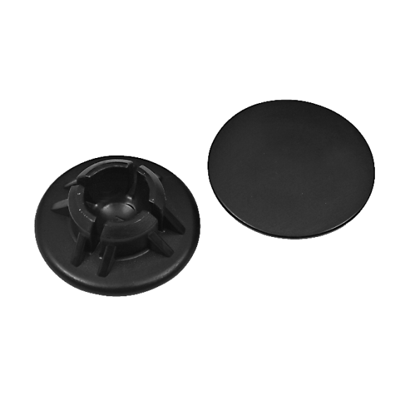 furnfurn Vloerbeschermers plastic | Eames replica Rod base zwart