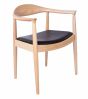 furnfurn Matsal stol Läder | Wegner kopia kennedy chair