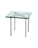 furnfurn side table 50cm | Rohe replica Barcelona Pavillion transparent