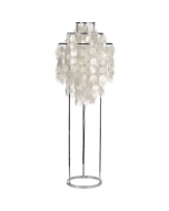 furnfurn gulv lys | Panton replika Shell style lamp pärla