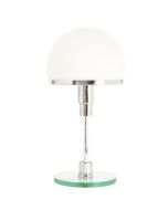 furnfurn lampada da tavolo | Wagenfeld replica WG24 bianca