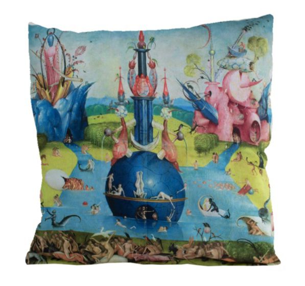furnfurn fodera per cuscino ripieno escluso | Lanzfeld Bosch-Garden of earthly delight multicolore