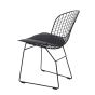 furnfurn dining chair Black base | Harry Bertoia replica Bertoia
