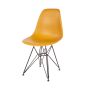 furnfurn jadalnia krzesło Mata z czarnej ramy | Eames replika DS rod