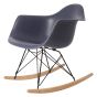 Eames replica RA-rod | rocking chair Black base