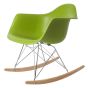 furnfurn rocking chair Chrome frame | Eames replica RA-rod