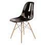 furnfurn jadalnia krzesło Włókno szklane | Eames replika DS wood
