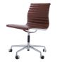 furnfurn conference Chair Leather on castors no arms | Eames replica EA105