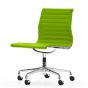 furnfurn krzesło konferencyjne Skóra na kółkach bez podłokietnika | Eames replika EA105