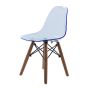 furnfurn silla para niños Junior transparante | Eames réplica DS-wood