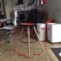 furnfurn krzesło barowe jedzenie | Eames replika DS-wood