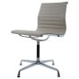furnfurn krzesło konferencyjne Skórzana na suwakach bez podłokietnika | Eames replika EA105