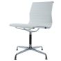 furnfurn krzesło konferencyjne Skórzana na suwakach bez podłokietnika | Eames replika EA105