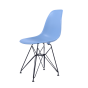 furnfurn cadeira de jantar moldura preta | Eames réplica DS-rod