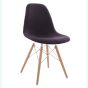 furnfurn chaise de salle à manger fibre de verre tapissés | Eames réplique DS-wood