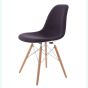 furnfurn dining chair fiberglass upholstered | Eames replica DS-wood