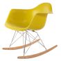 furnfurn rocking chair Chrome frame | Eames replica RA-rod