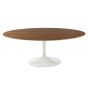 furnfurn mesa de comedor Oval | Eero Saarinen réplica Tabla del tulipán