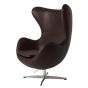 furnfurn lounge chair Leather | Arne Jacobsen replica Egg chair