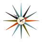 furnfurn horloge murale | Nelson réplique Horloge Orion multicolore