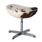 furnfurn footstool | Arne Jacobsen replica Egg chair Brown / White