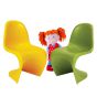 furnfurn silla para niños lustroso | Panton réplica silla Panton