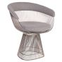 furnfurn dining chair small | Platner replica Wire chair