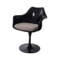 furnfurn jadalnia krzesło fotel obrotowy z podłokietnikami | Eero Saarinen replika Tulipan krzesło