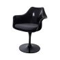 furnfurn spisebordsstol drejeligt sæde, med armlæn | Eero Saarinen replika Tulip stol