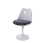 furnfurn chaise de salle à manger siège pivotant, sans accoudoirs | Eero Saarinen réplique Tulip chaise