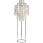 furnfurn gulvlampe | Panton replika Shell style lamp perle