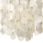 furnfurn Lámpara de pie | Panton réplica Shell style lamp de perla