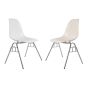 furnfurn jadalnia krzesło błyszczące | Eames replika DSS