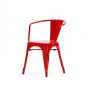 furnfurn jadalnia krzesło | Pauchard replika Krzesło na tarasie Tolix