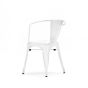 furnfurn jadalnia krzesło | Pauchard replika Krzesło na tarasie Tolix